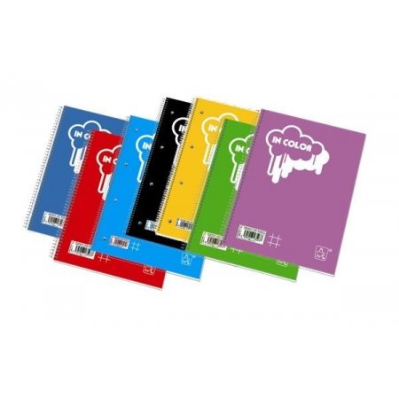 Blok spirála College A5, 50 listů perfor., děrování, linka