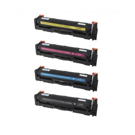 Canon CRG 055 H - kompatibilní sada CMYK tonerů, XL kapacita, bez čipů