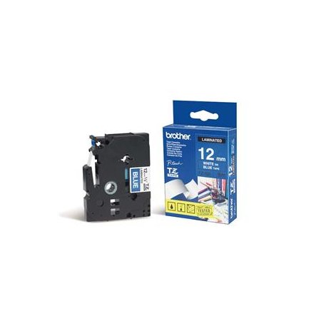 TZE-535,  modrá/bílá, 12mm originální