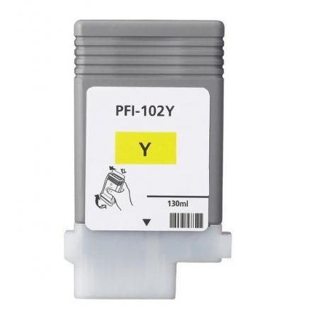 Canon PFI-102Y - renovovaná cartridge žlutá, obr. 1
