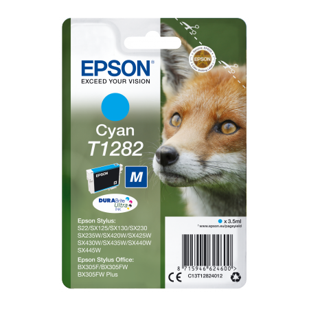 Epson Singlepack Cyan T1282 DURABrite Ultra Ink originální