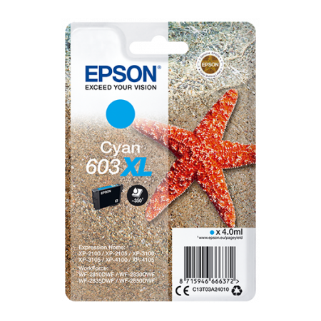 EPSON siglepack, Cyan 603XL originální
