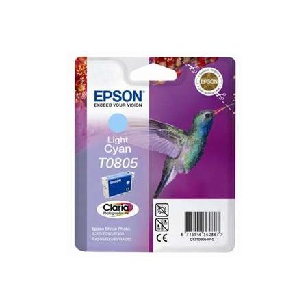 R265/360,RX560 Lt. Cyan Ink cartridge (T0805) originální