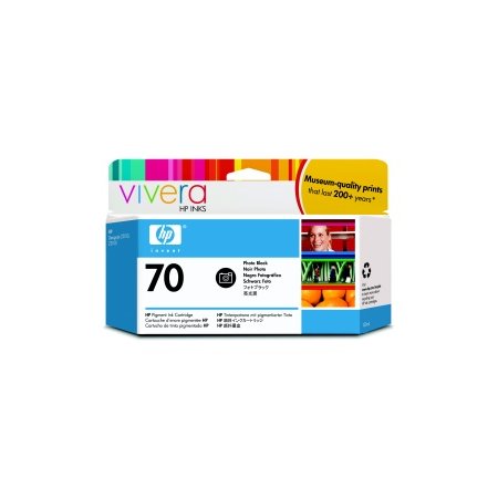 HP no 70 foto. černá inkoustová kazeta, C9449A originální