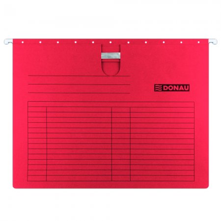 závěsné desky s rychlovazačem, A4, karton červené, 25ks