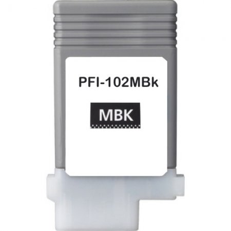 Canon PFI-102MBK - renovovaná cartridge matná černá