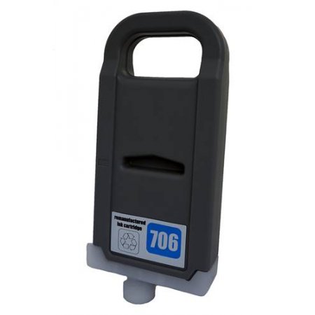 Canon PFI-706C - kompatibilní cartridge azurová