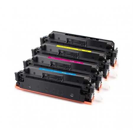 HP 415X - kompatibilní sada CMYK tonerů XL kapacita včetně nových čipů