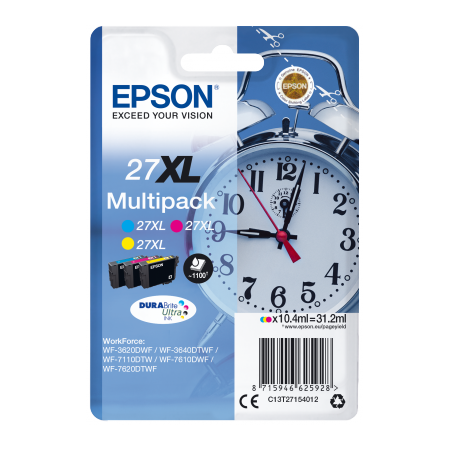 Epson Multipack 3-colour 27XL DURABrite Ultra Ink originální