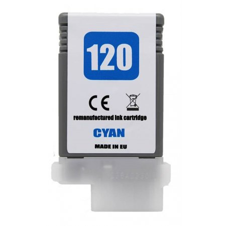 Canon PFI-120 Cyan - renovovaná modrá inkoustová kazeta