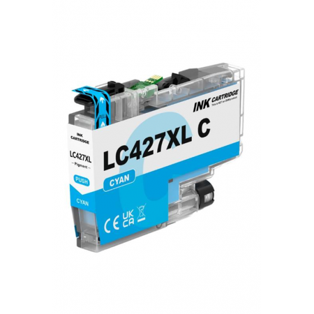 Brother LC-427 XL C - kompatibilní inkoustová kazeta cyan (5.000str.)