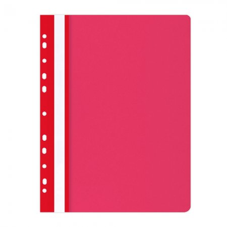 rychlovazač, A4, euroděrování, PP, červený