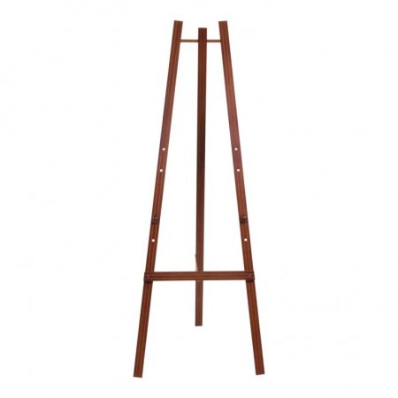 Dřevěný třínohý stojan 165 cm, mahagon, obr. 1