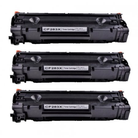 HP CF283X - kompatibilní multipack 3ks tonerů 83X