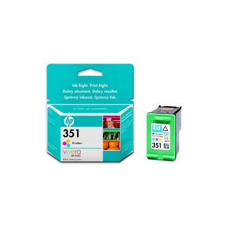 HP 351 - 3barevná inkoustová kazeta, CB337EE originální