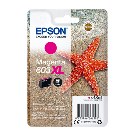 EPSON siglepack, Magenta 603XL originální