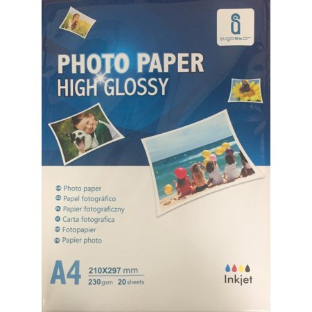 Fotopapír A4 lesklý, 230g, 20listů  