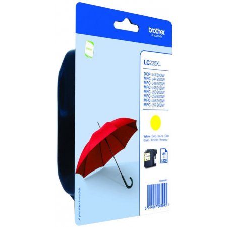LC-225XLY (inkoust yellow, 1200 str.) originální