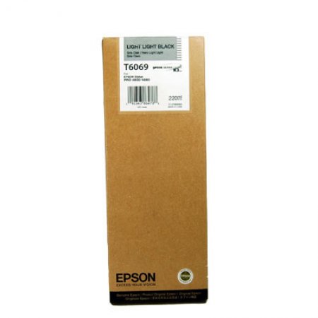 Epson T606 Light Light Black 220 ml originální