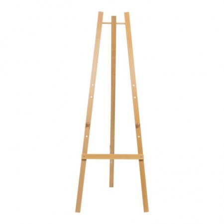 Dřevěný třínohý stojan 165 cm, přírodní, obr. 1