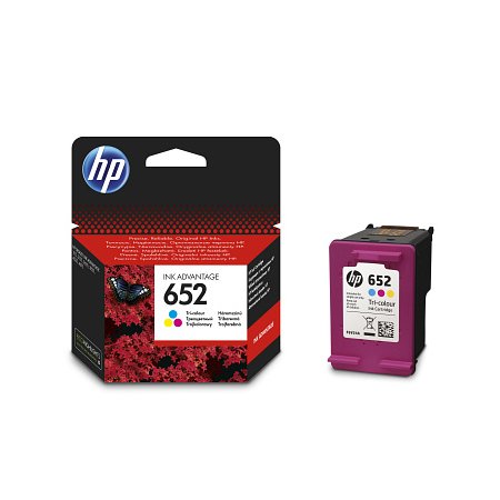 HP 652 3barevná ink kazeta, F6V24AE originální, 5ml
