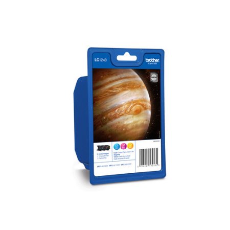 LC-1240RBWBP (inkoust multipack - tři barvy) originální