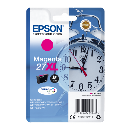 Epson Singlepack Magenta 27XL DURABrite Ultra Ink originální
