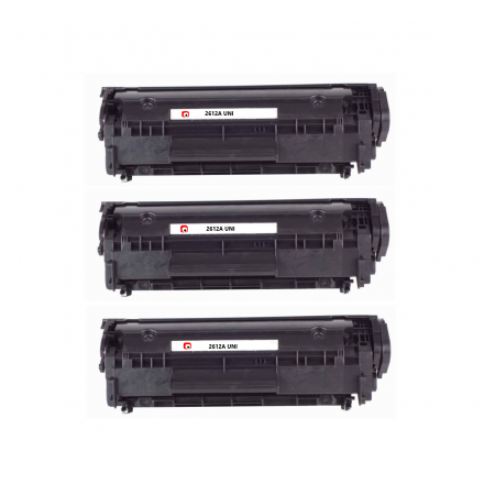 HP Q2612A - kompatibilní Multibalení 3x toner