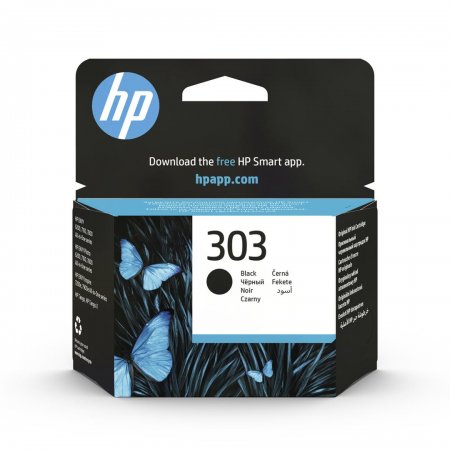 HP 303 černá inkoustová náplň, T6N02AE originální