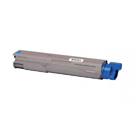 OKI 45862839 - kompatibilní toner MC853, MC873 azurový (7.300 stránek)