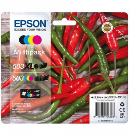 EPSON Multipack 4-colours 503XL Black/Standard CMY originální