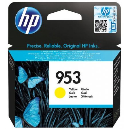 HP 953 žlutá inkoustová kazeta, F6U14AE originální