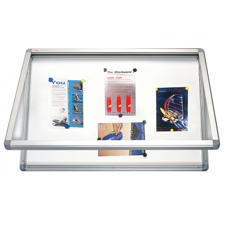 Vitrína s horizontálním otevíráním 150x100cm, magnet.vnitřek, mod.1