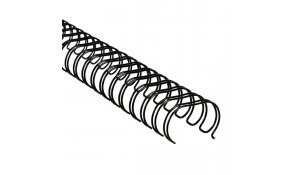Drátěné hřbety 2:1 - 14,3mm - černé - 100 ks
