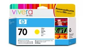 HP no 70 žlutá inkoustová kazeta, C9454A originální