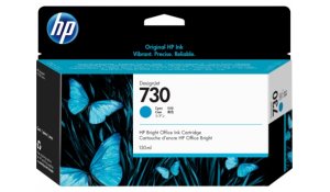 HP 730 130-ml Cyan Ink Cartridge   originální