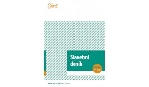 Stavební deník A4, samopropisovací, číslovaný, 53 listů