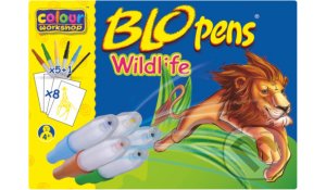 foukací fixy na papír, centropen 1500, sada 5+1 barev Wildlife