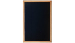 Nástěnná popisovací tabule WOODY s popisovačem, 60x80 cm, teak