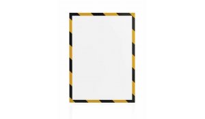 Magnetická kapsa na papír A4 - žluto-černá