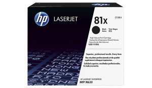 HP 81X tisková kazeta černá velká, CF281X originální