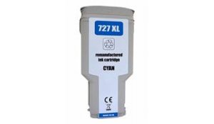 HP 727XL - renovovaná cyan tisková kazeta F9J76A (300ml)