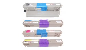 OKI C301 CMYK - kompatibilní sada toprint barev C301, C321