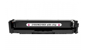 HP W2193X - kompatibilní magenta toner 219X s novým čipem