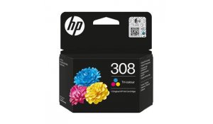 HP 308 ink. náplň tříbarevná, 7FP20UE originální