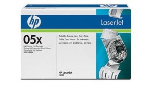 HP tisková kazeta černá velká, CE505X originální