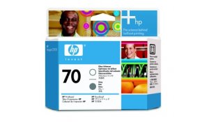 HP no 70 gloss enhancer a šedá tisk hlava, C9410A originální