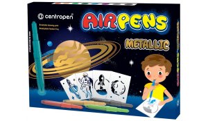 Centropen popisovače Airpens 1590 Metalic sada 8ks