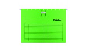 závěsné desky s rychlovazačem, A4, karton zelené, 25ks