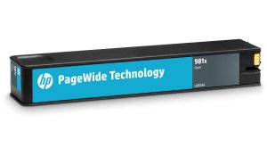 HP 981X - azurová inkoustová kazeta, L0R09A originální